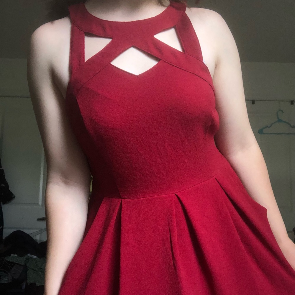Speechless Formal Red Dress
